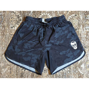 Gymreapers Black Camo Training Shorts Men’s XL Athletic Gym Drawstring